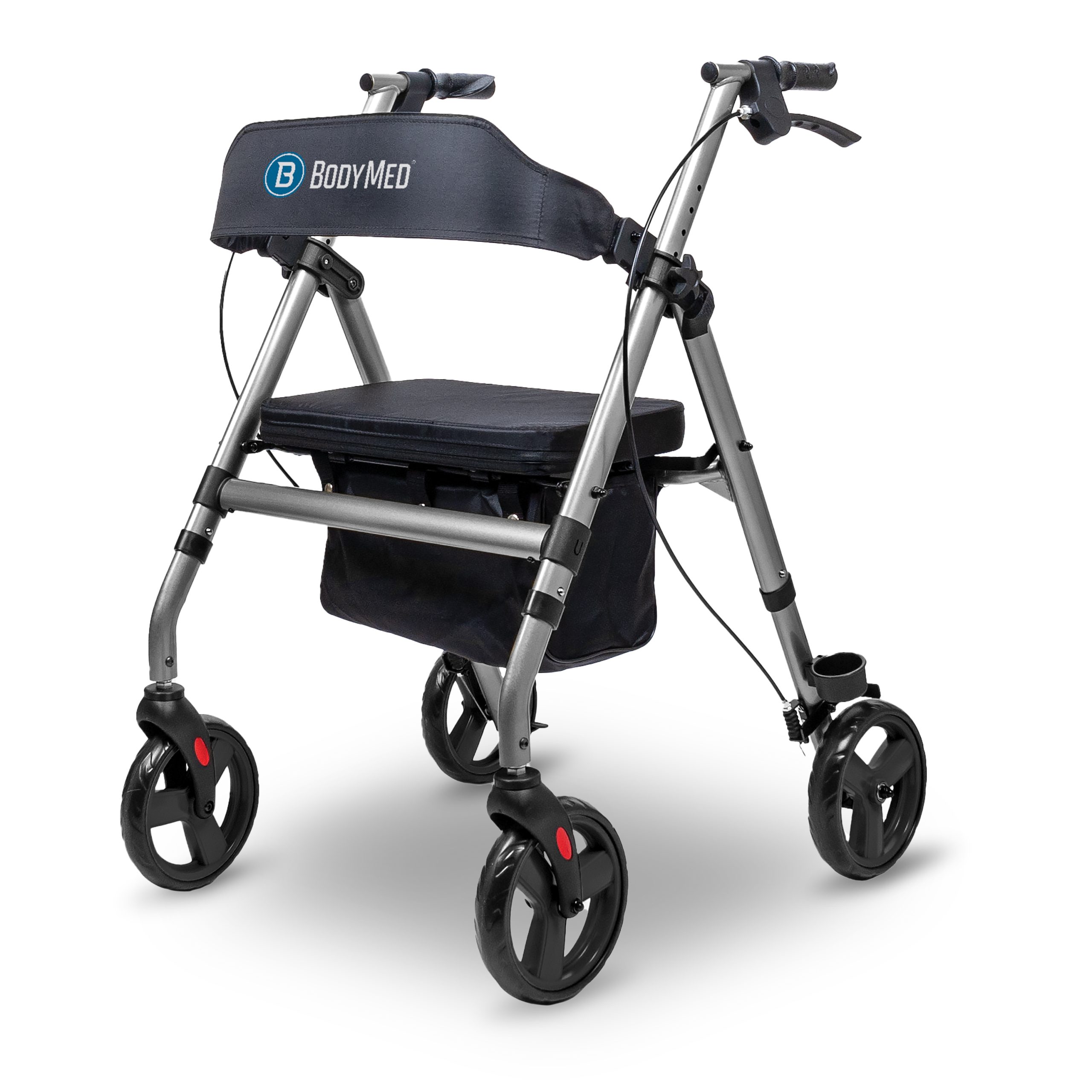 Body Med Rollator with 8" Wheels